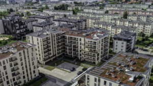 Parkowe Wzgórze Bocianek zdjęcia realizacji dron