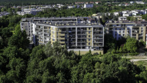 Becher Jeleniowska widok z góry dron