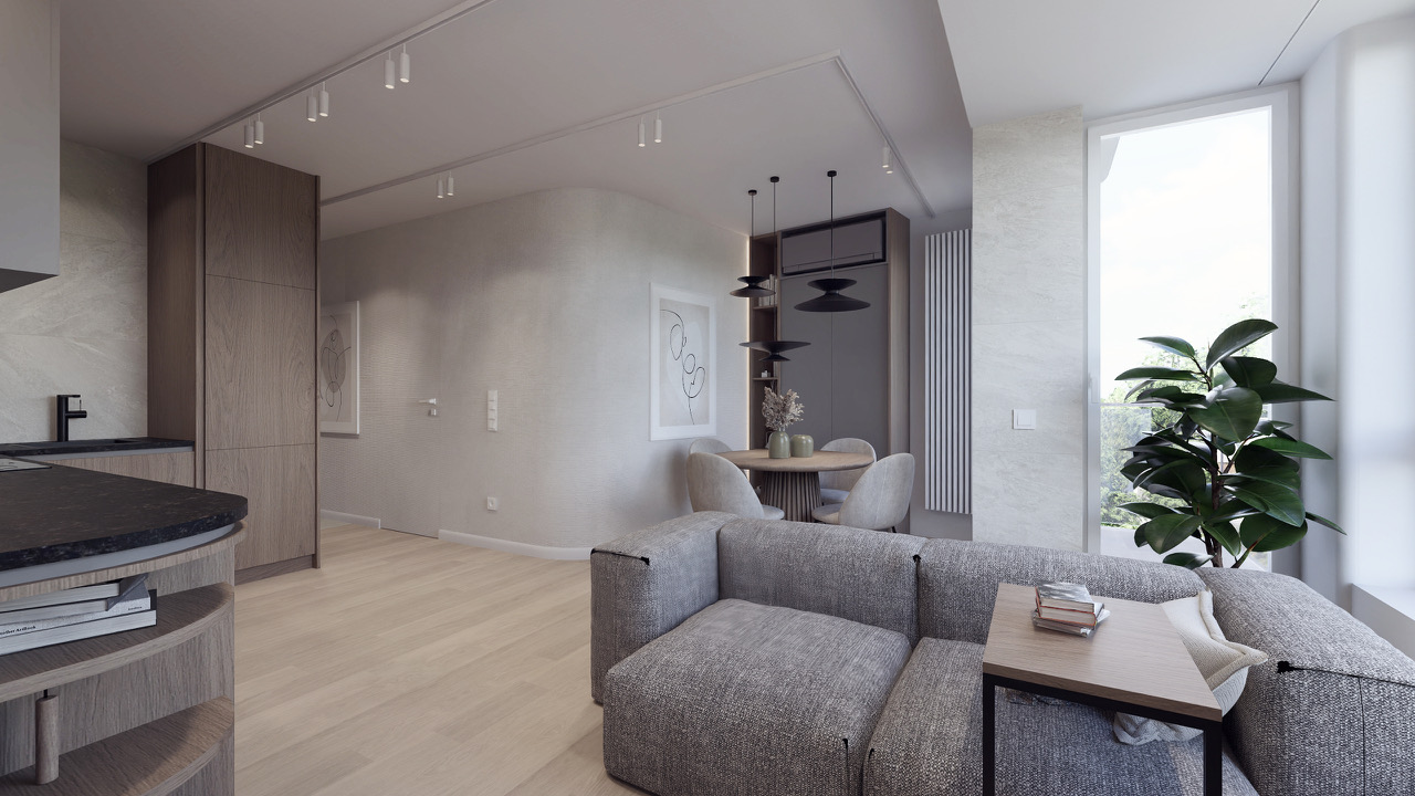 Klonovia M3 salon jadalnia