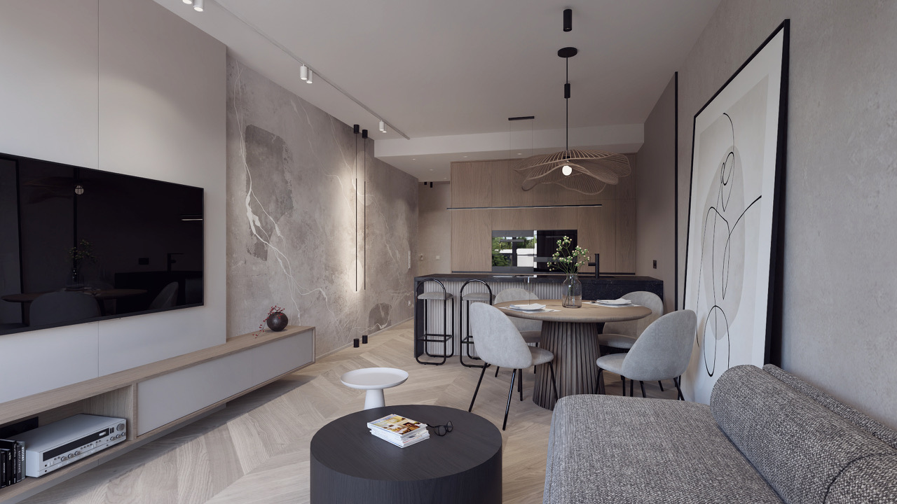 Klonovia M7 Salon Kuchnia